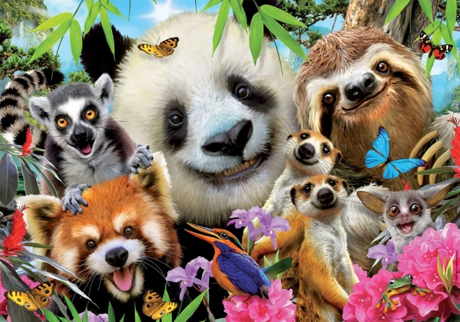 Puzzle Selfie Schwarzäugige Freunde 300 Teile