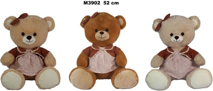 Plüschbär im Kleid – 1 Stück