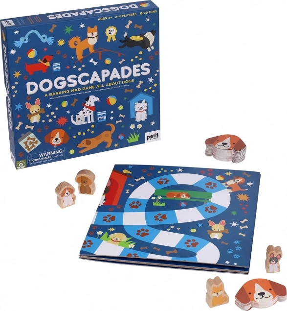 Petit Collage Brettspiel über Hunde