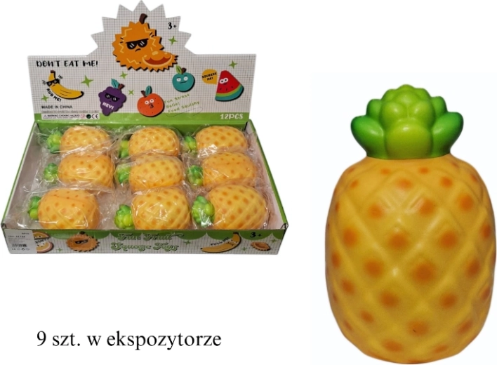 Anti-Stress-Quetsch-Ananas – 1 Stück
