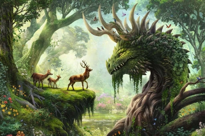 Puzzle Wald Drache Ravensburger 3000 Teile