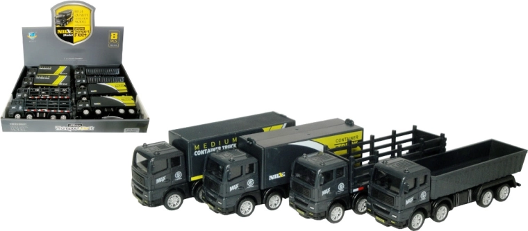 Mobiler Lastwagen mit beweglichen Elementen