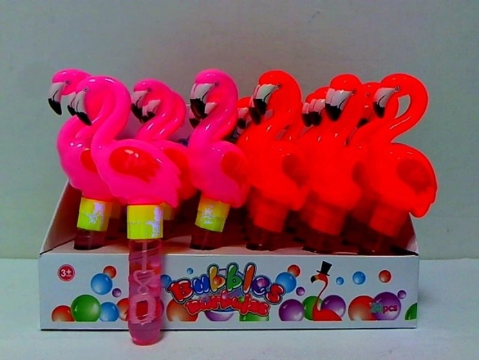 Kinder-Seifenblasen Flamingo – Display 24 Stk.