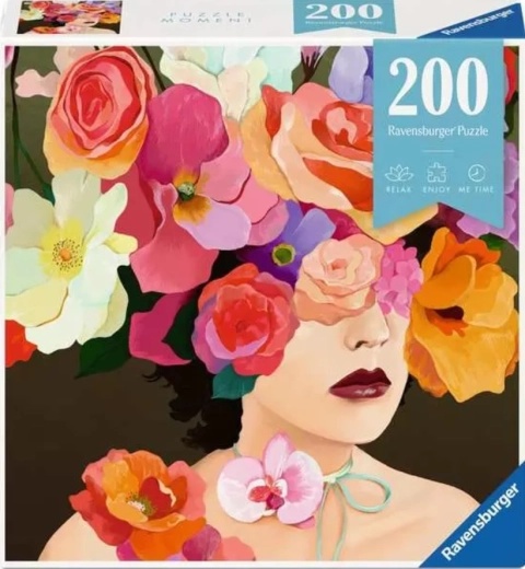 Ravensburger Puzzle Moment Blumenkopf Rose 200 Teile