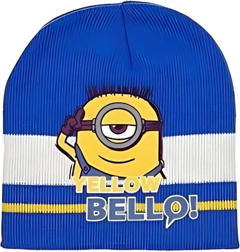Blaue Minions-Mütze