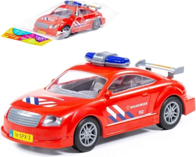 Feuerwehrauto mit Schwungantrieb