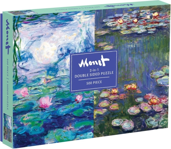 Beidseitiges Puzzle Monet mit 500 Teilen