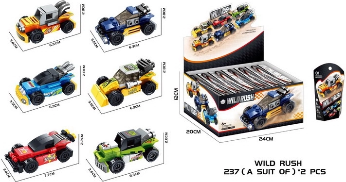 Bausatz Rennwagen 6,3 cm