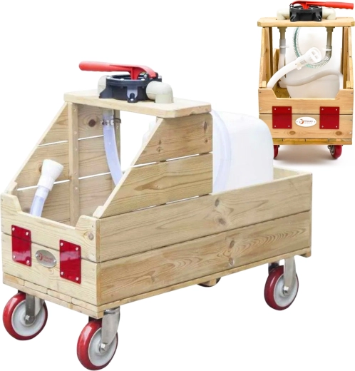 Hölzerlicher mobiler Bewässerungswagen mit Handpumpe CLASSIC WORLD EDU
