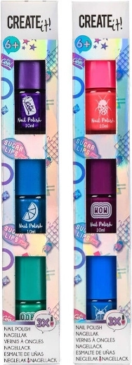 Create It! Nagellack – Set mit 3 Farbtönen mit holografischem Effekt