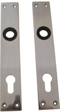 Aluminium-Türschild für Zylinder 90 mm (1 Paar)