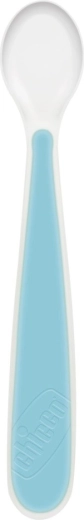 Chicco Silikonlöffel 2 Stück blau 6m+