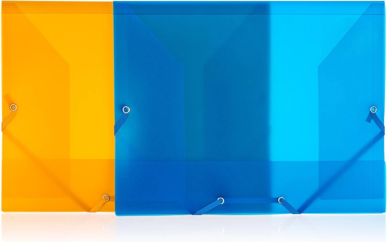 Dokumentenmappe A4 mit Gummiband, Farbmix