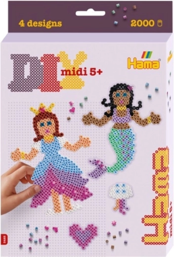 Hama Aufhänge-Set Perlen – Prinzessin und Meerjungfrau