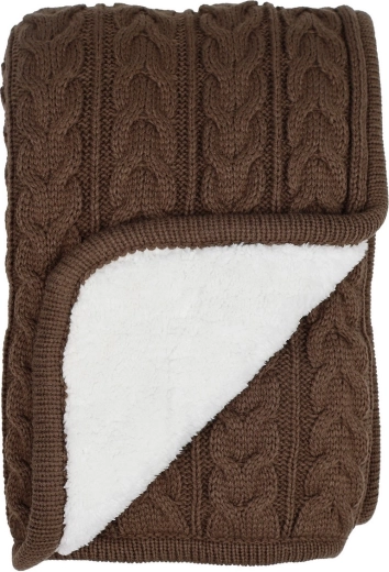 VINTER & BLOOM Decke Cuddly Chocolate Chip