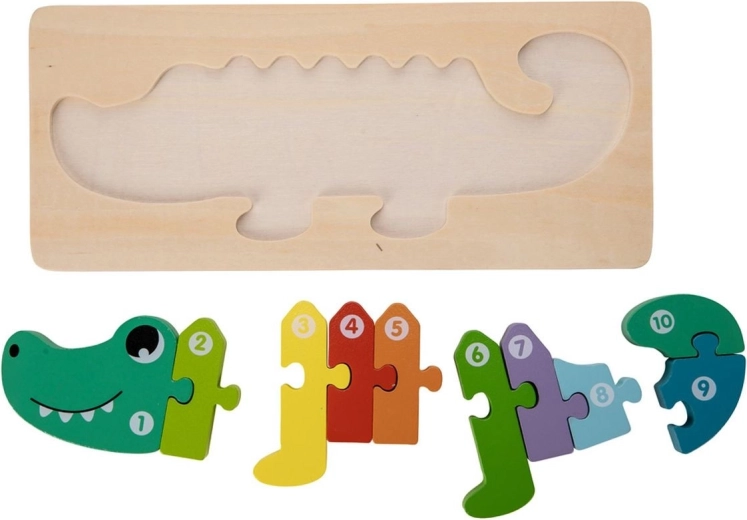 FreeON Free2Play Holzpuzzle Krokodil