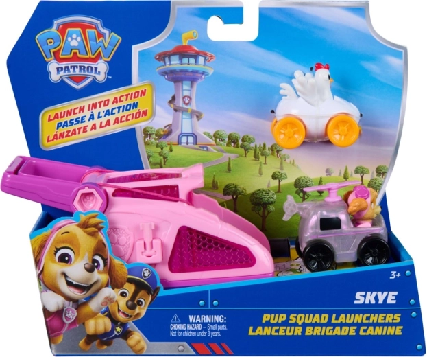 PAW Patrol Abschussgerät Skye – Set mit Mini-Autos