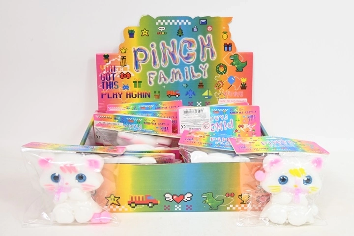 Gniotek Katze – Knet- und Formmasse, Display 16 Stk.