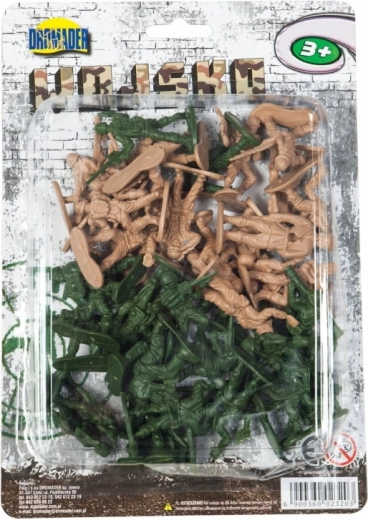 Set von Armeefiguren im Blister