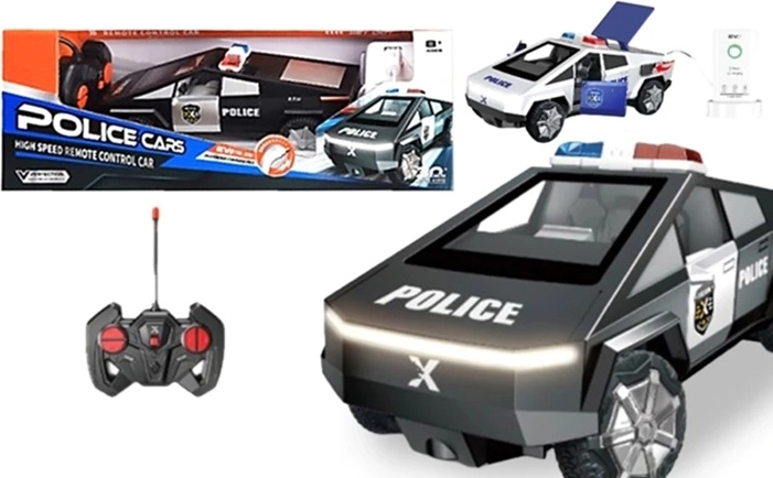 Futuristisches ferngesteuertes Polizei-RC-Auto