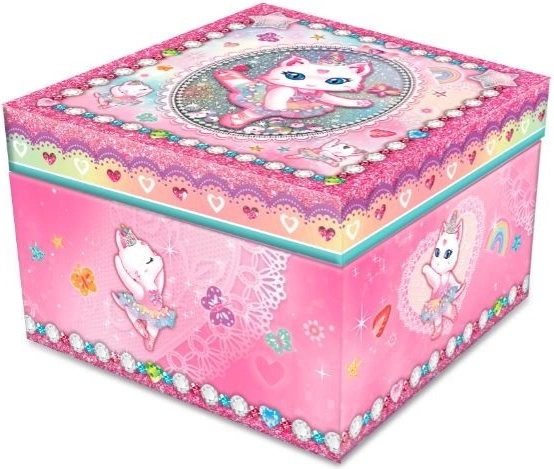 Klassische Spieluhr – Ballerina-Katze