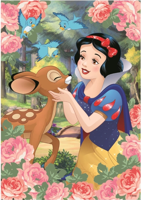 Puzzle Schneewittchen und Reh - 200 Teile Diamant