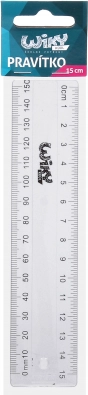 Transparentes Lineal 15 cm