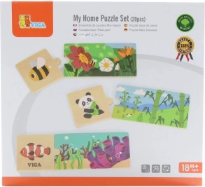 Puzzle Tiere Logisches Spiel VIGA