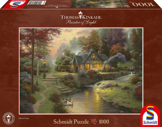 Schmidt Spiele Puzzle Thomas Kinkade Ruhiger Abend, 1.000 Teile