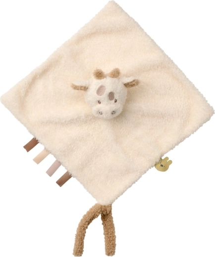 Nattou Kuscheltuch aus Plüsch Teddy Nashorn 28 × 28 cm