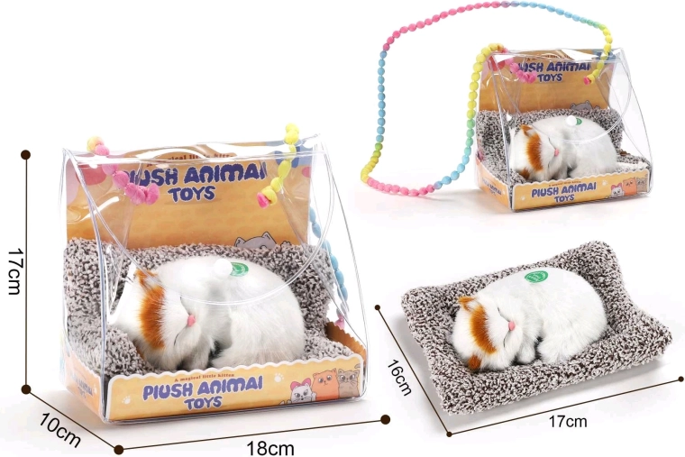Handtasche mit Katze mit Effekten 20 cm - 1 Stück