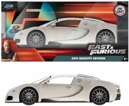 Jada Modell Bugatti Veyron 2011 aus der Reihe Fast & Furious im Maßstab 1:24