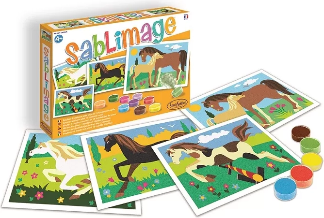 Sentosphere Sablimage mini Sandbilder Pferde