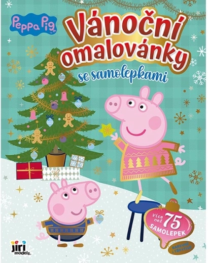 Weihnachts-Malbuch mit Stickern Peppa Wutz