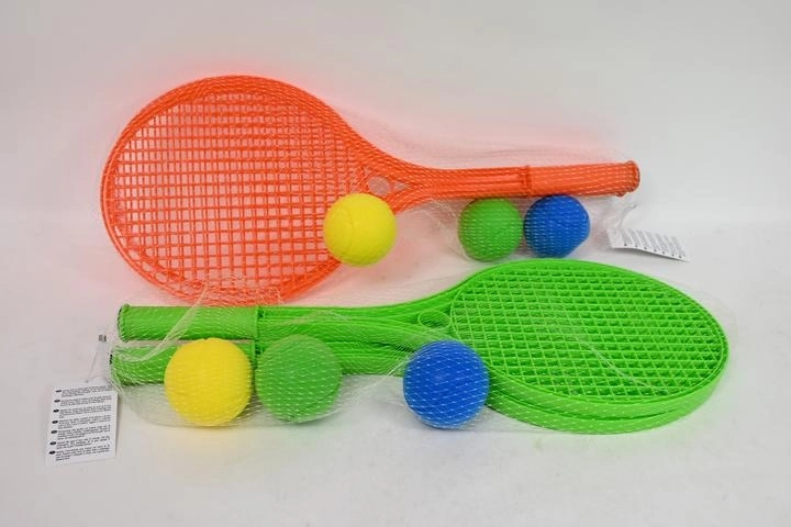 Plastikschläger für Outdoor-Spiele 55 cm + 3 Schaumstoffbälle