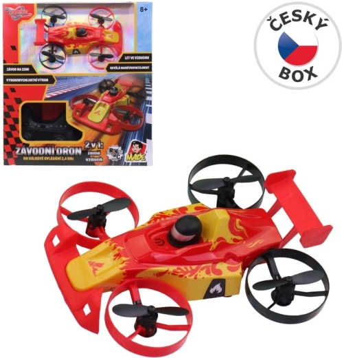 MaDe Racing-Drohne im Formelstil 2-in-1 – fährt und fliegt