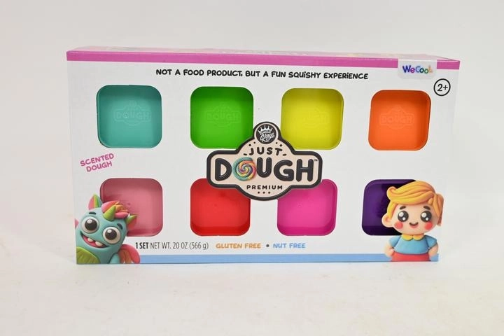 Wecool Just Dough Premium Knetmasse-Set, 8 Farben
