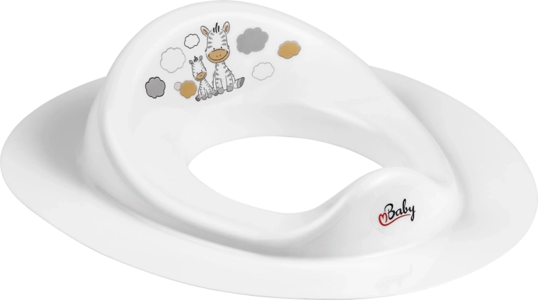 WC-Reduzieraufsatz für Kinder MALTEX Zebra weiß