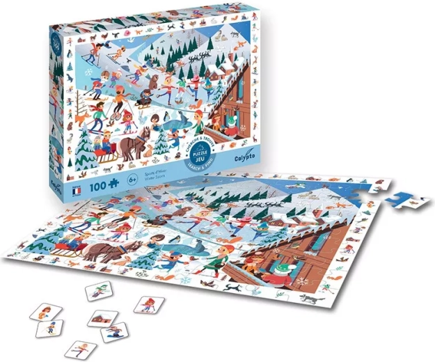 Sentosphere Puzzle Wintersport 100 Teile