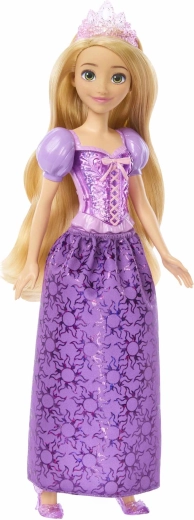 DISNEY PRINCESS RAPUNZEL Puppe mit glitzerndem Kleid und Zubehör