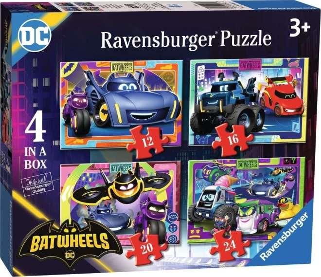 Puzzle Batwheels von Ravensburger, 4-in-1