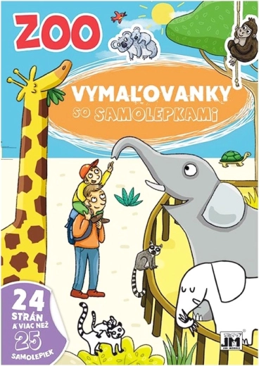 Malbuch ZOO mit Aufklebern