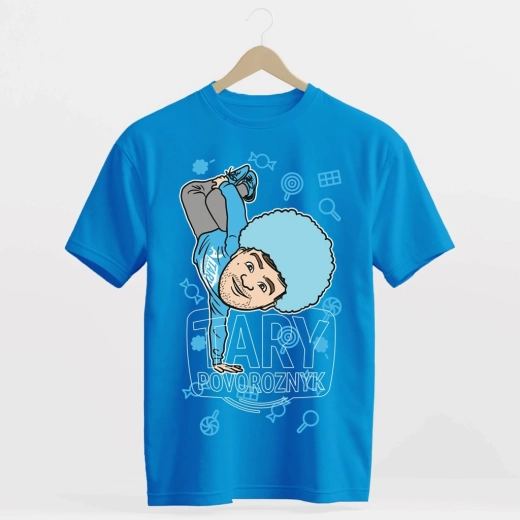 T-Shirt Tary Povoroznyk Zuckerwatte Blau 152–158