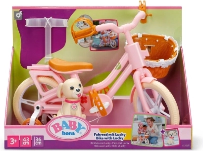 BABY born Fahrrad mit Hund Lucky