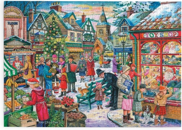 HOP Puzzle Weihnachtseinkäufe, 500 große Teile