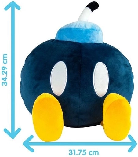 TOMY Mocchi-Mocchi Plüschtier Super Mario Bob-omb
