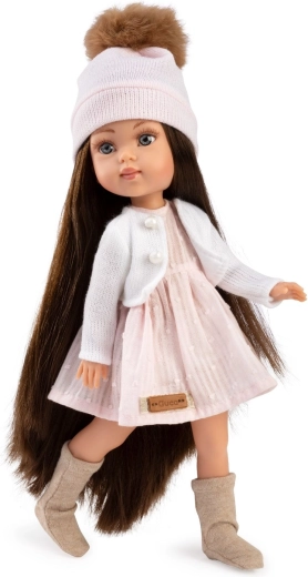 Guca Penelope realistische Puppe mit vollständig aus Vinyl bestehendem Körper, 34 cm