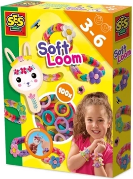 SES Creative Soft Loom Set zur Herstellung von Armbändern - 1 Stück