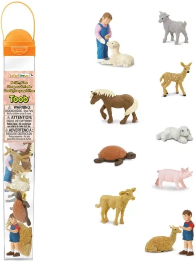 Safari Ltd. Toobs Tube – Streichelzoo im Zoo