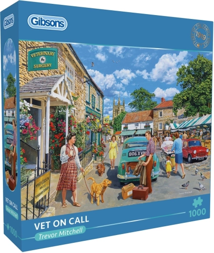 Gibsons Puzzle Veterinärischer Notdienst 1000 Teile